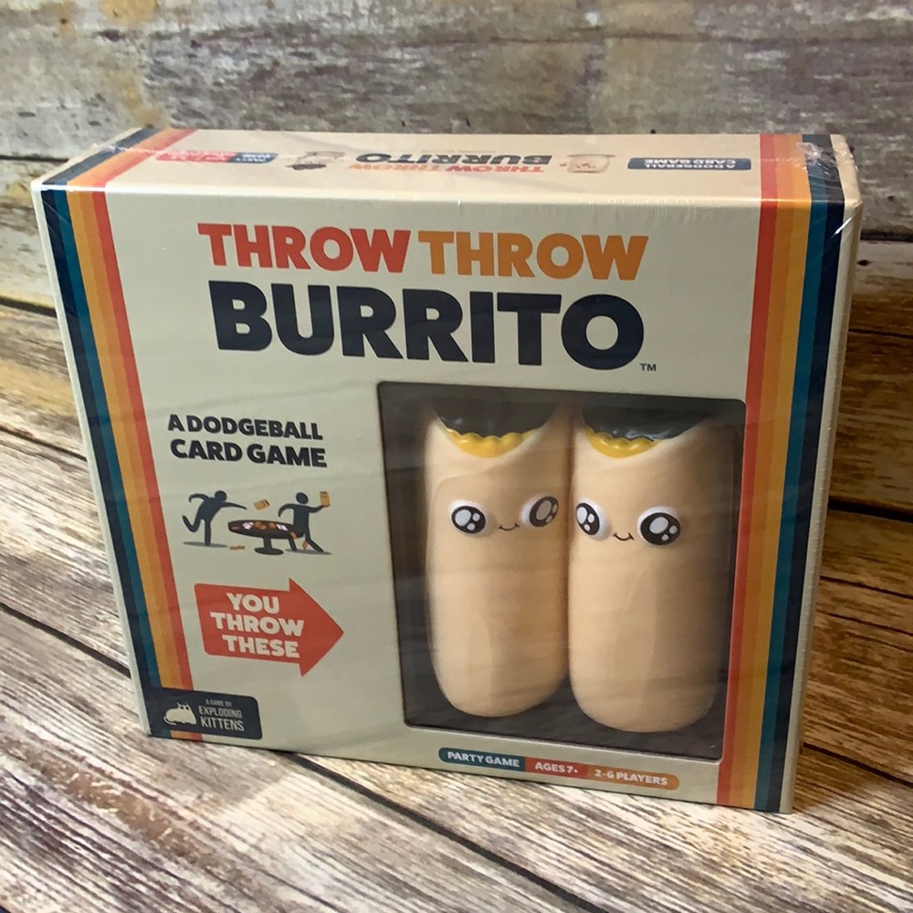 Throw Throw Burrito A Dodgeball Card Game , Brand New